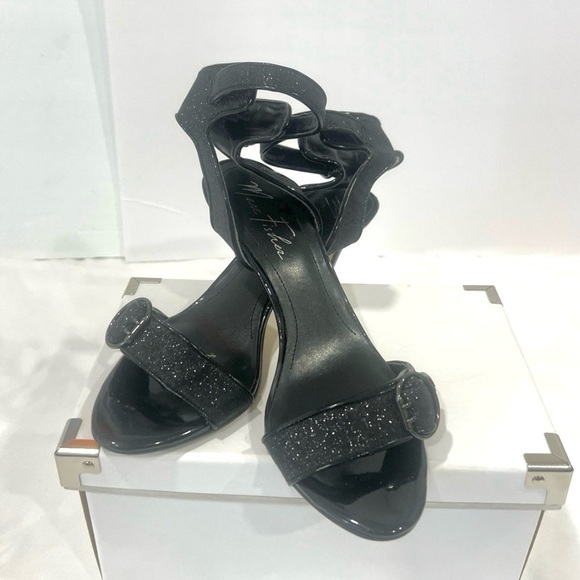 Marc Fisher Malika 4 open toe high heel black sandals size 8 - Picture 3 of 12